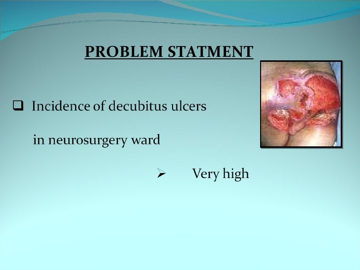 Decubitus ulcers in neurosurgery