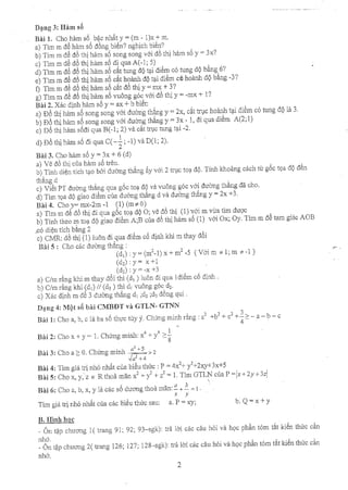 De cuong on tap hoc ky 1 | PDF