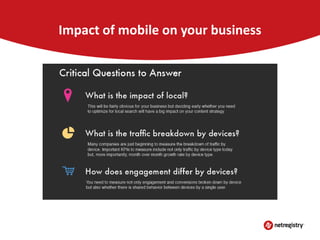 Impact of mobile on your business

 