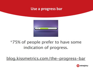 Use a progress bar

 