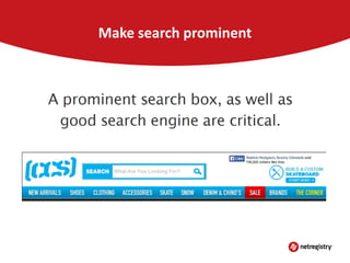 Make search prominent

 