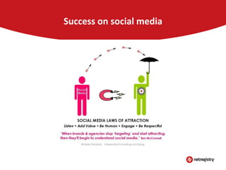 Success on social media

 
