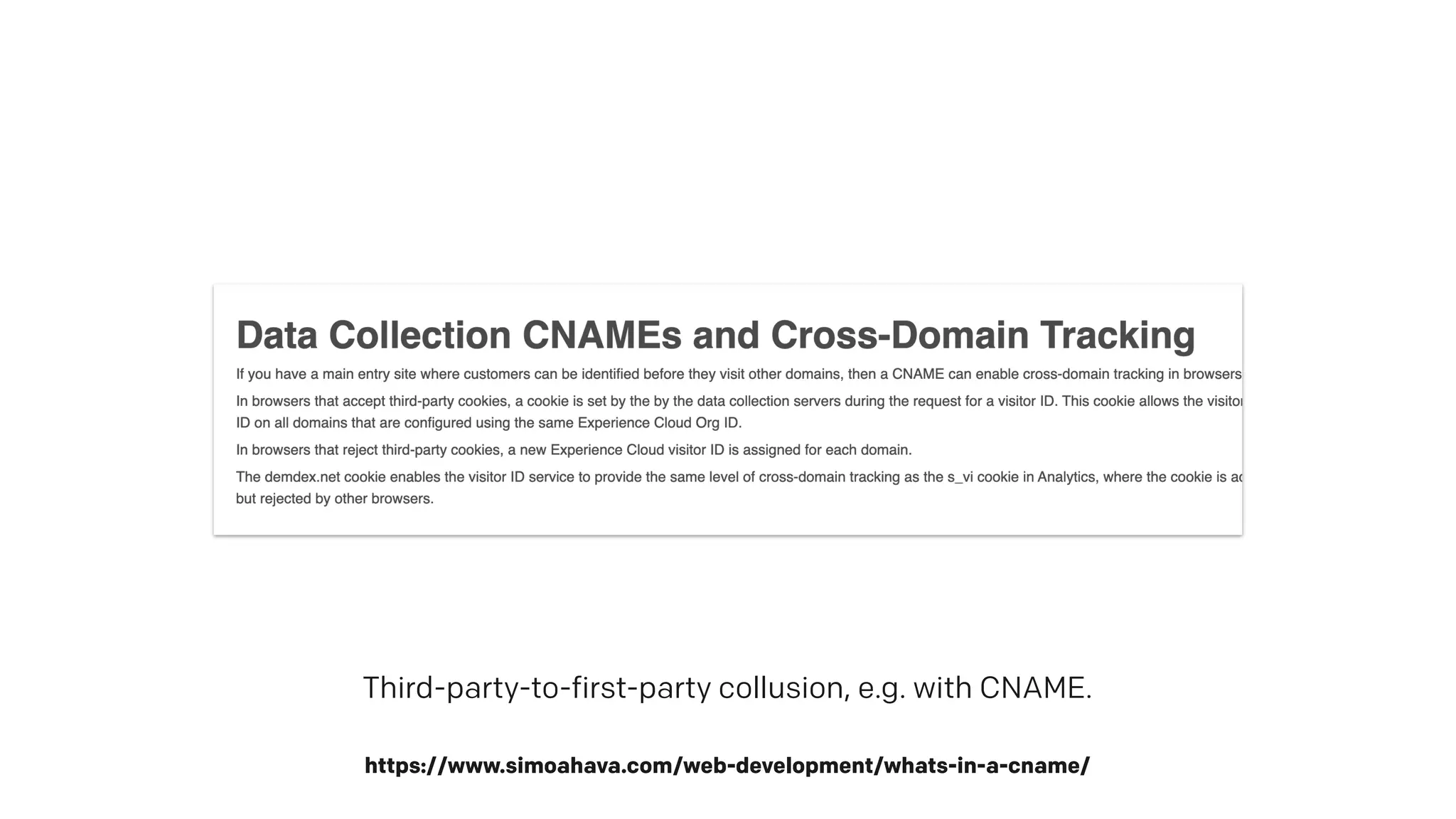 Third-party-to-first-party collusion, e.g. with CNAME.
https://www.simoahava.com/web-development/whats-in-a-cname/
 