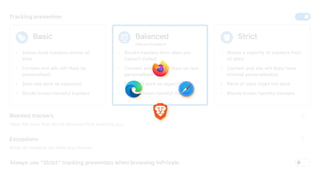Web Browsers and Tracking Protections | PDF