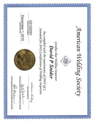 certification thu dec 2015