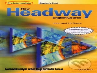 Coursebook analysis author: Diego Hernández Conesa 
