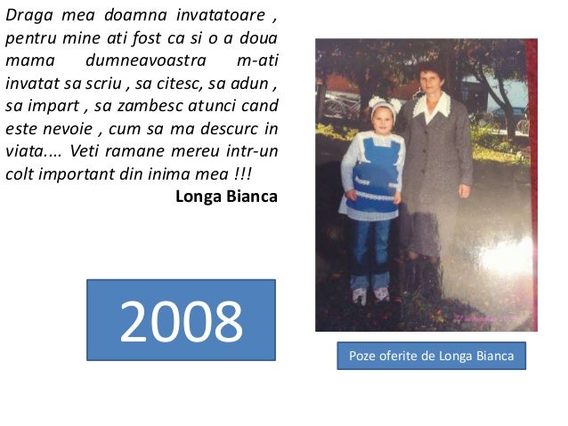 DedicaÈ›ie Pentru Doamna InvÄƒÈ›Äƒtoare Maria Vulpe