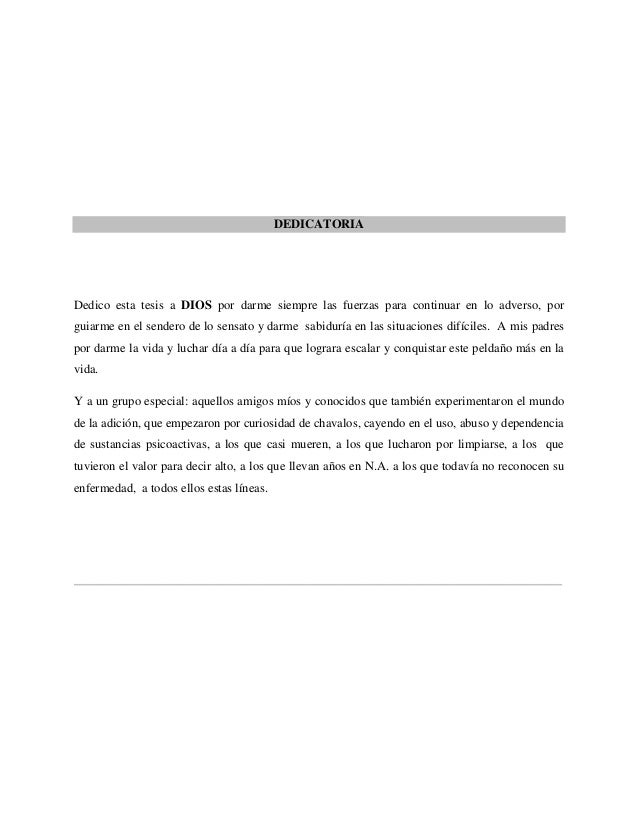 Dedicatoria y agradecimientos