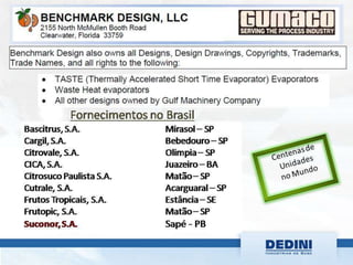 Dedini fermentec sba 2011 - concentração de vinhaça