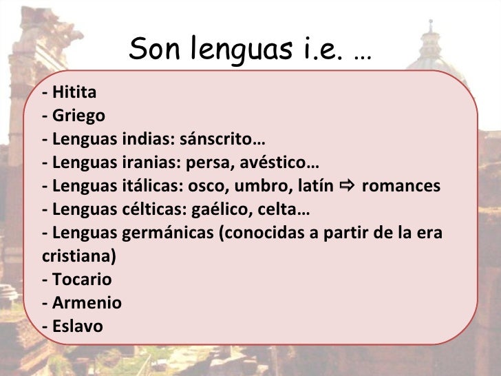 De dónde vienen latín y griego