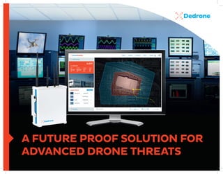 A FUTURE PROOF SOLUTION FOR
ADVANCED DRONE THREATS
 