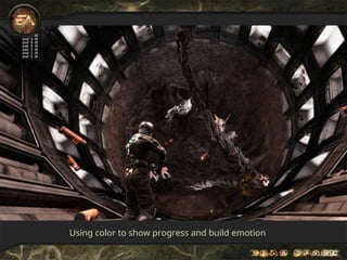 Using color to show progress and build emotion
 