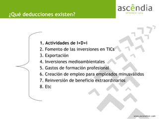 Deducciones Fiscales Idi | PPT