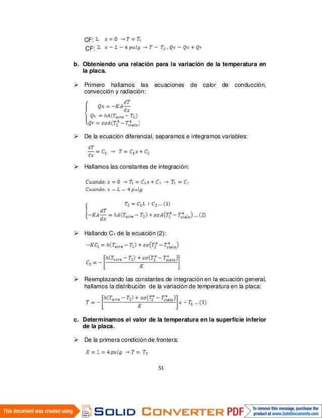 Deducciones Y Demostraciones Transferencia De Calor Deducciones Y Demostraciones Transferencia De Calor
