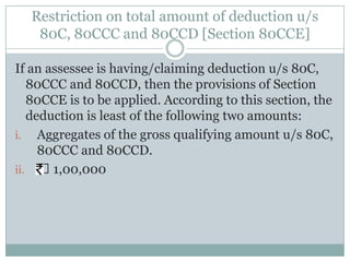 Deductions to be made under Income Tax Act, 1961 | PPTX