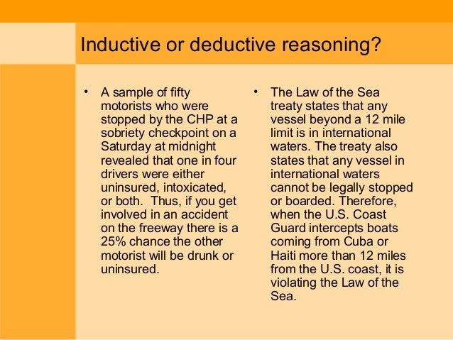 Deduction Vs Induction