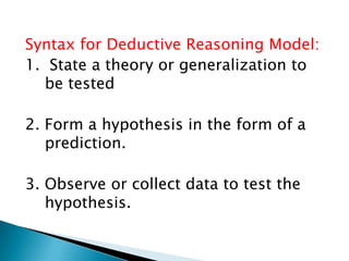 Deductive instructional approaches | PPT
