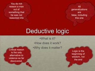 Deductive logic