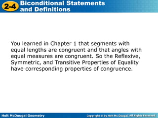 Deductivereasoning and bicond and algebraic proof updated 2014s | PPTX