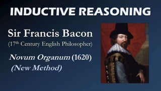 Deductive vs Inductive Reasoning