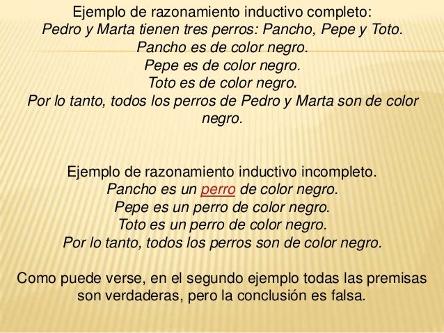 Deductivo e inductivo