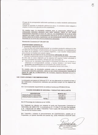 Deductivos y adicionales