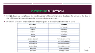 DEE 431 Introduction to MySql Slide 6 | PPT
