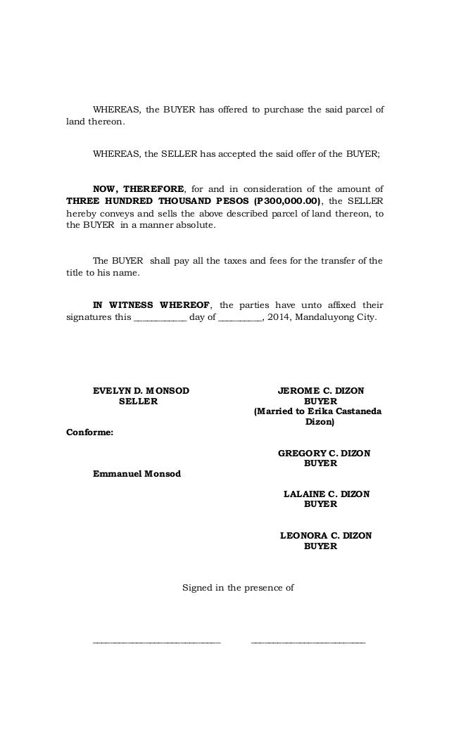 deed of absolute sale Deed of absolute sale know all men by these presents: this deed of absolute sale made and executed in _____ , at _____, by and between. deed of absolute sale Deed of absolute sale know all men by these presents: this deed of absolute sale made and executed in _____ , at _____, by and between.