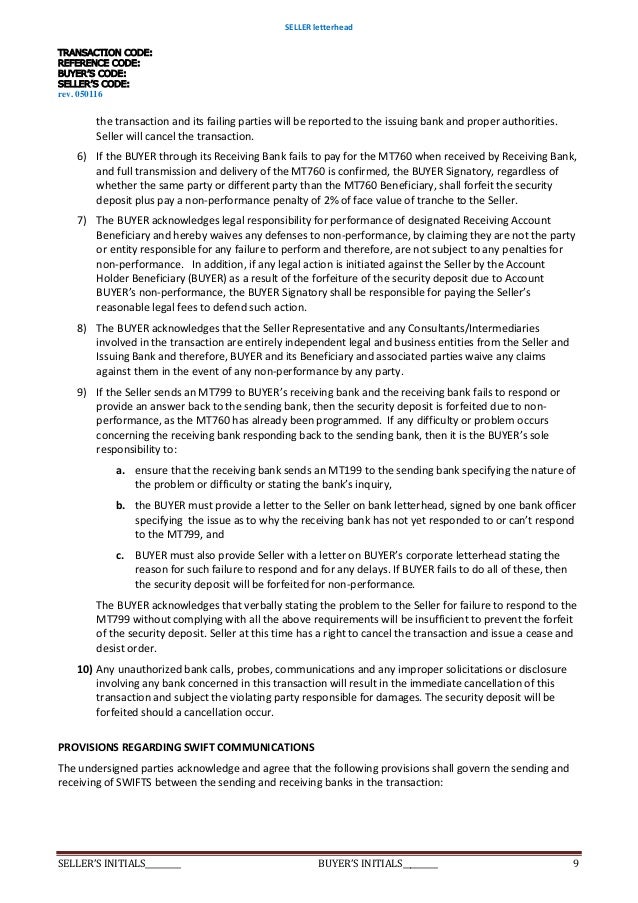 mtn contract cancellation letter deed of agreement purchase sblc 35 2 rwa payment guarantee mtn contract cancellation letter deed of agreement purchase sblc 35 2 rwa payment guarantee