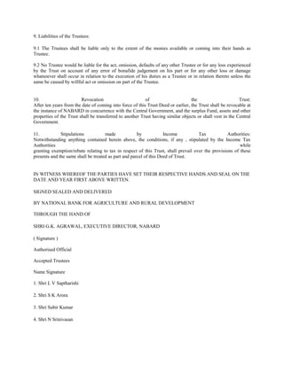 Object Deed Deed of trust draft | DOCX