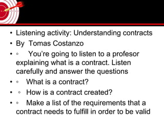 Simple contracts and Deeds- | PPTX