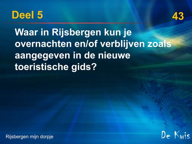 Home Rijsbergen Demarreert