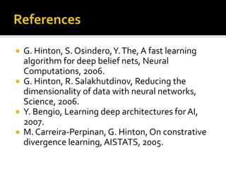 Looking into the ‘mind’ of the machineSamples generated by letting the associative memory run with one label clamped.