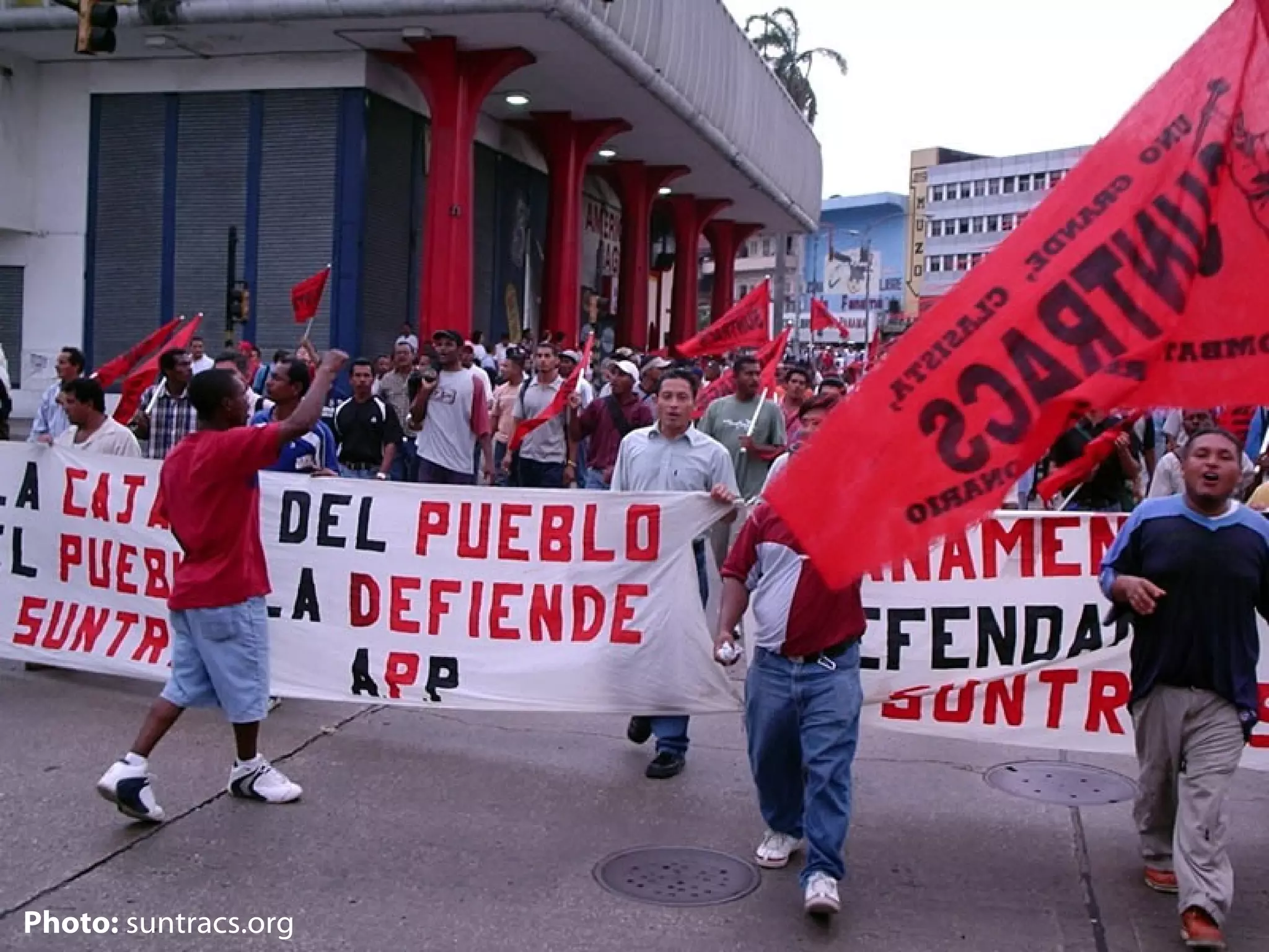 Protests Photo: suntracs.org