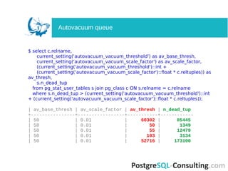 Deep dive into PostgreSQL statistics. | PDF