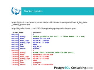 Deep dive into PostgreSQL statistics. | PDF