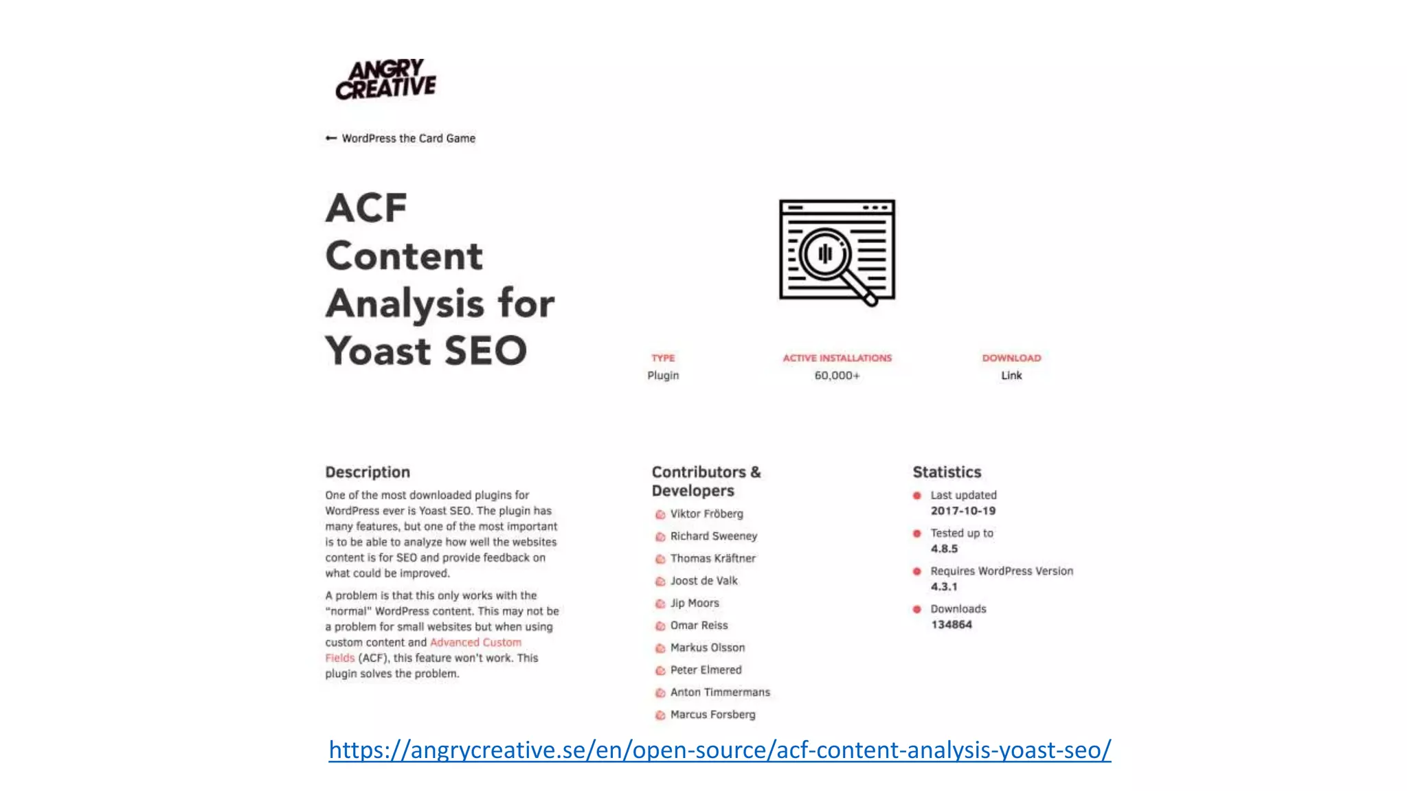 https://angrycreative.se/en/open-source/acf-content-analysis-yoast-seo/
 