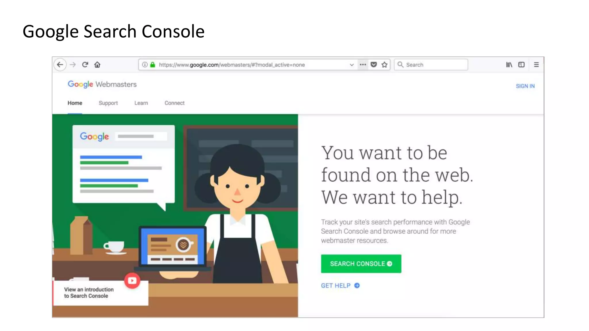 Google Search Console
 