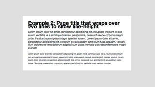 Deep Dive into Line-Height
