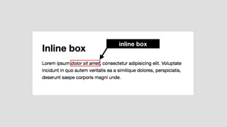 inline box
 