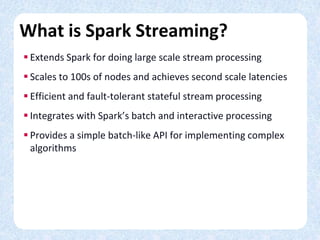Deep Dive with Spark Streaming - Tathagata Das - Spark Meetup 2013-06 ...