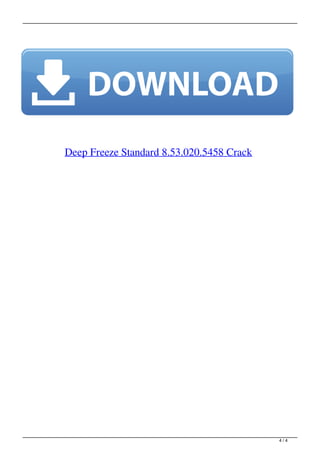 deep freeze software download with crack
