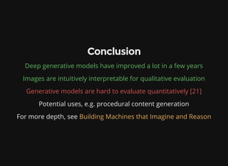Deep image generating models | PDF