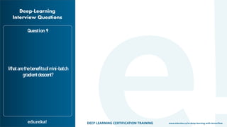 Deep Learning Interview Questions and Answers | Edureka | PDF