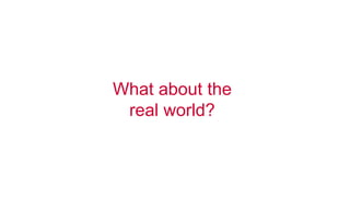 © 2016 MapR Technologies 69
What about the
real world?
 