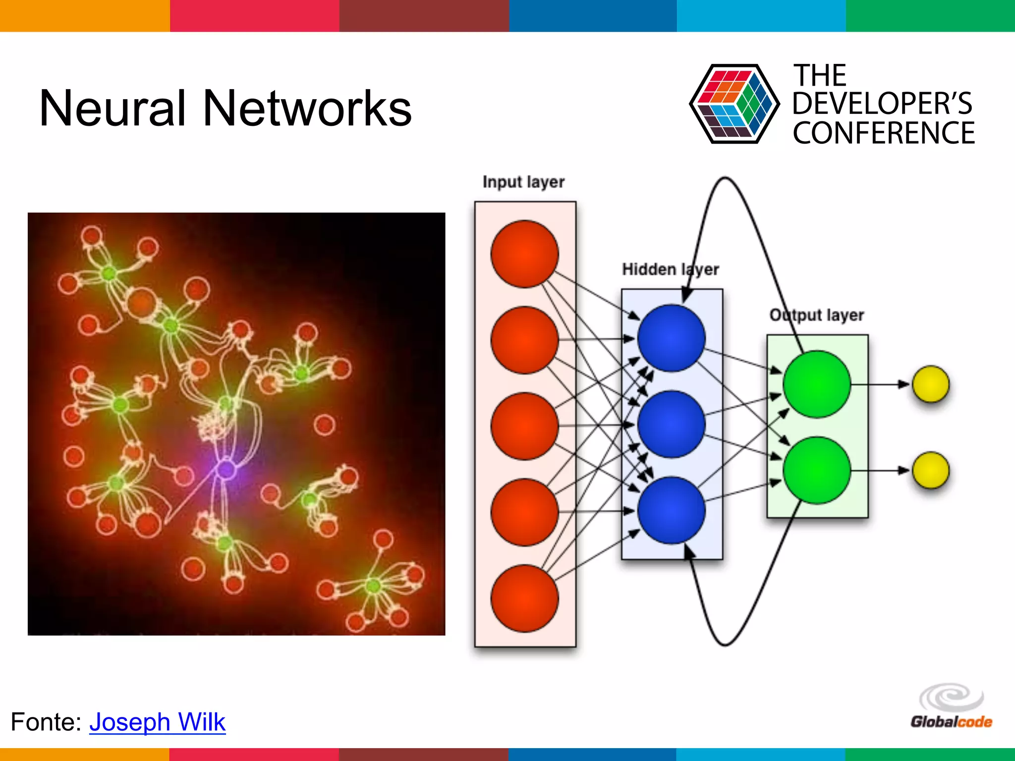Globalcode	
  –	
  Open4education
Neural Networks
Fonte: Joseph Wilk
 