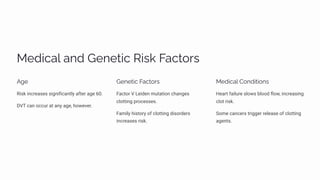 Deep Vein Thrombosis: Understanding Risk Factors | PDF