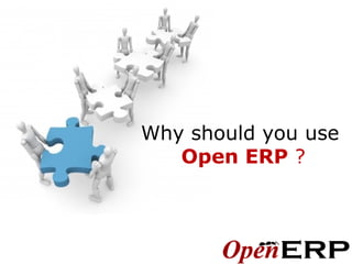 Why should you use  Open ERP  ? 