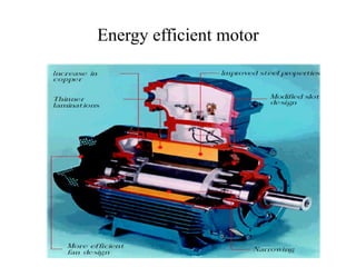 Energy efficient motor
 