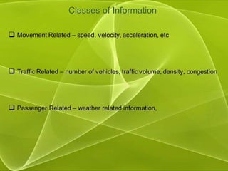 Classes of Information
 